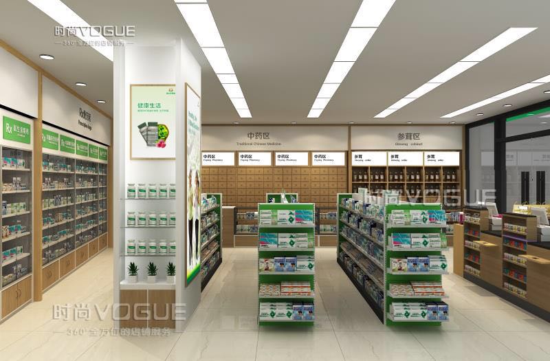 藥店貨架布局設計